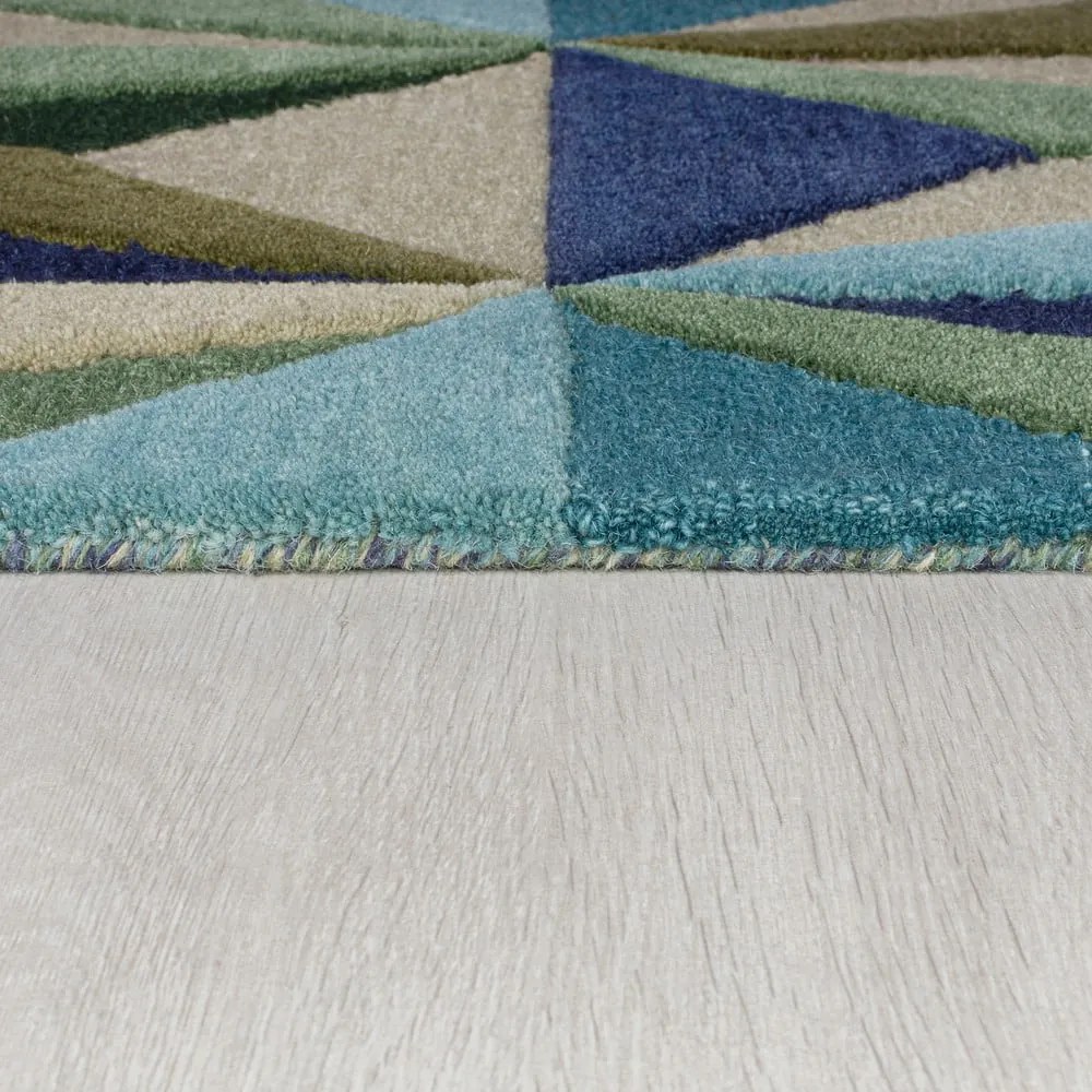 Tappeto in lana blu 160x230 cm Reverie - Flair Rugs