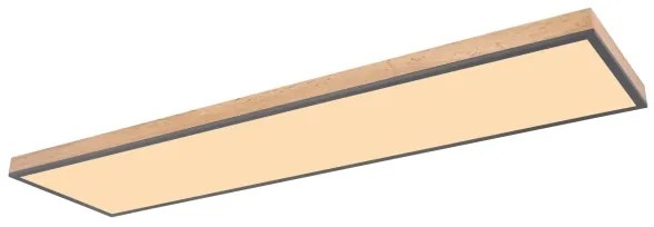 Globo 416080WD5-CCT - Plafoniera da soffitto a LED dimmerabile DORO/36W/230V 2700-6500K + telecomando marrone
