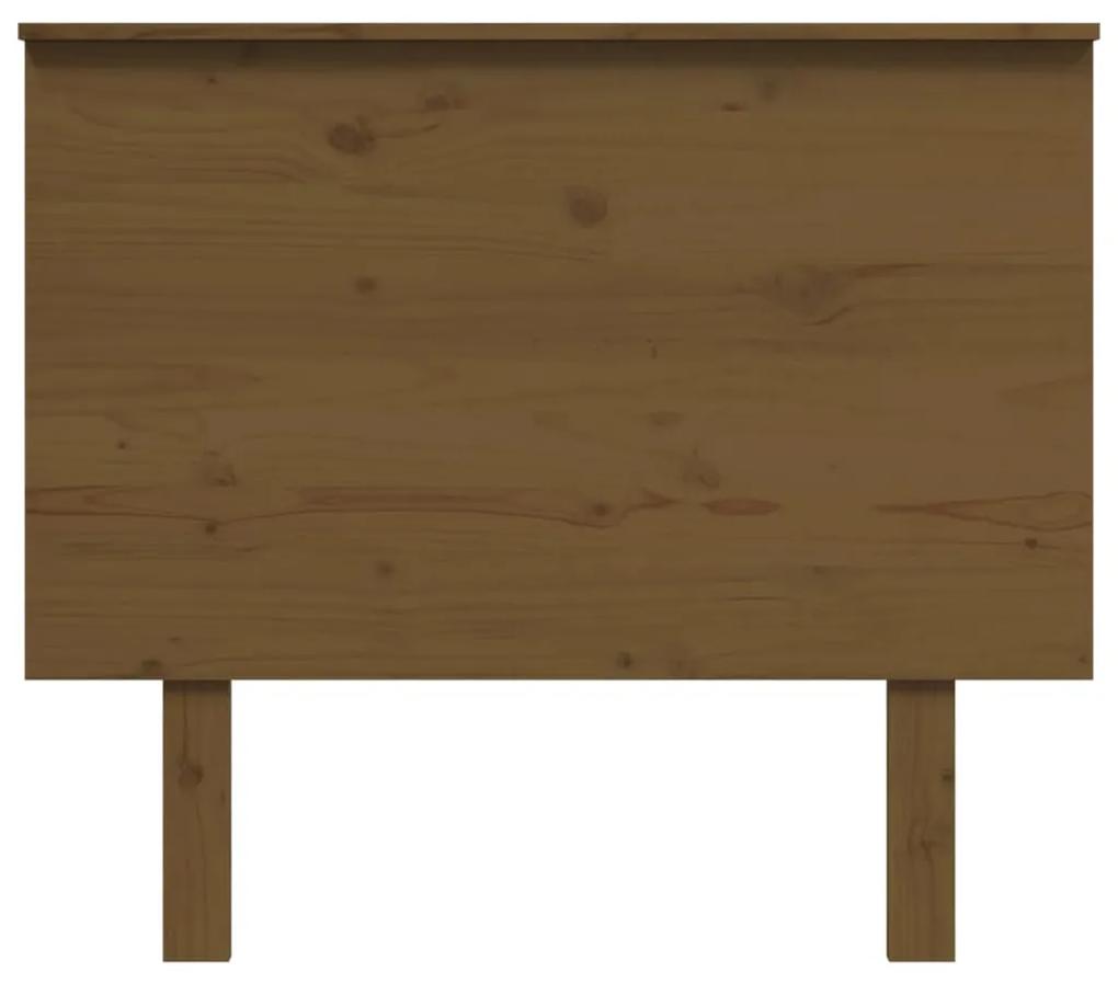 Testiera per letto miele 94x6x82,5 cm in legno massello di pino