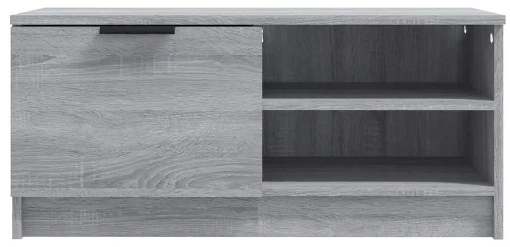 Mobile tv grigio sonoma 80x35x36,5 cm in legno multistrato