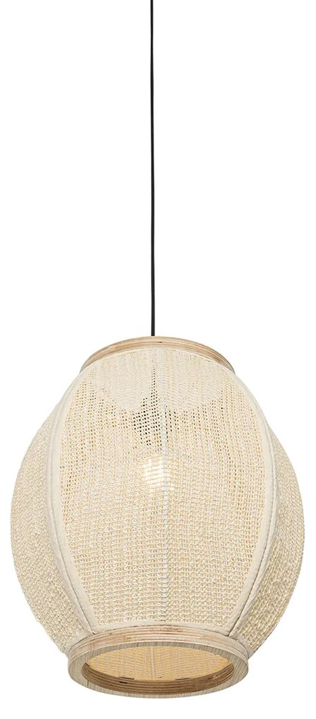 Lampada a sospensione orientale naturale 35 cm - Rob