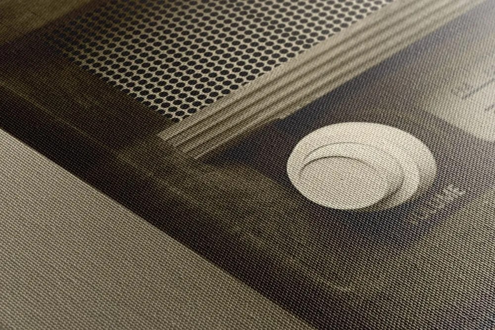 Quadro su tela – Radio retrò in seppia