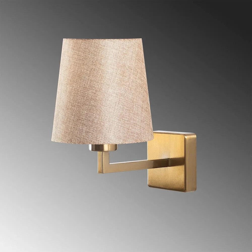 Lampada da parete beige/dorata ø 18 cm Profil – Opviq lights