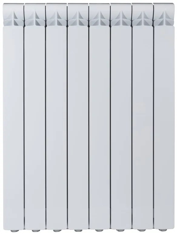 Radiatore acqua calda PRODIGE . in alluminio, 8 elementi, interasse 800 mm, bianco ral 9010