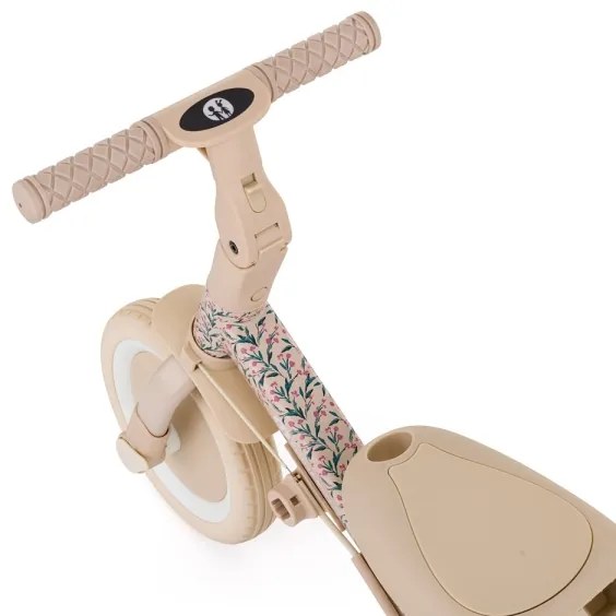 PETITE&MARS - Triciclo per bambini 5 in 1 TURBO LIMITED Prato Rosa