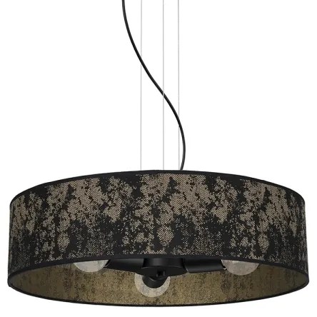 Lampadario su filo SATINO 3xE27/60W/230V oro