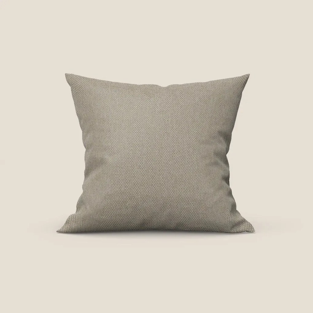 Honey cuscino disponibile in diversi colori realizzato in tessuto simil cotone impermeabile T13 beige