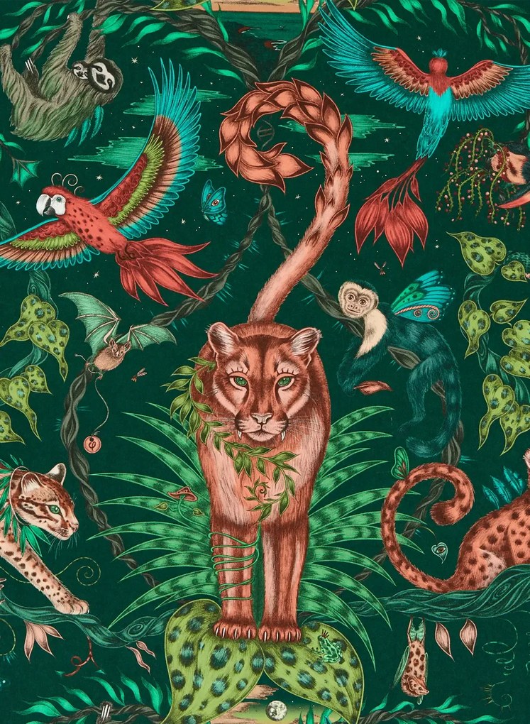 Clarke & Clarke Carta da parati Bosque Dreams - Forest