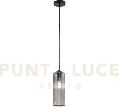 Lampadario a sospensione venice grigia in vetro 1 luce attacco e27 ...