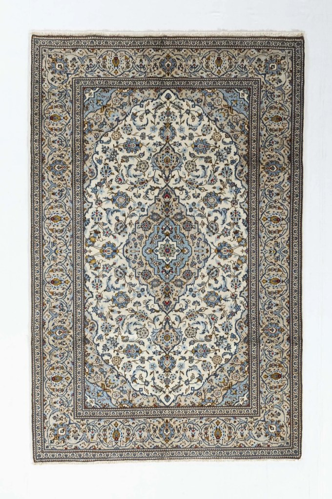 Kashan Tappeto persiano 300x200 Beige (Iran) Annodato A Mano