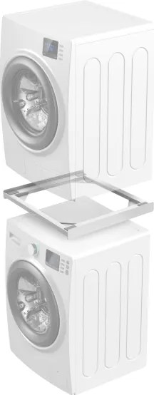 Meliconi 656115 - Distanziale per lavatrice e asciugatrice 70 cm bianco