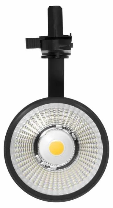 Faro LED 12W-40W Trifase Nero, CRI90 UGR19, 45° - KGP driver Colore Bianco Naturale 4.000K