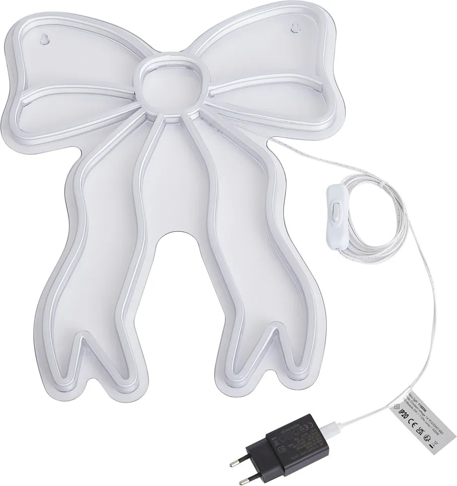 Lampada da parete al neon bianco caldo con LED - Bow