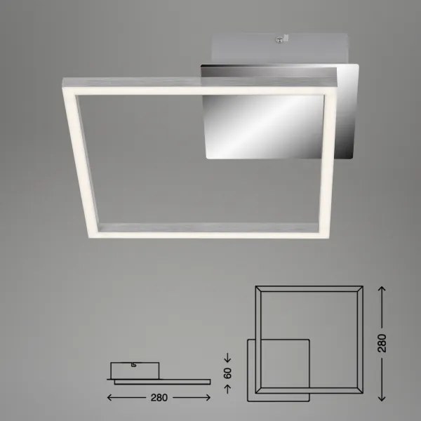 Briloner 3105-018 - Plafoniera LED dimmerabile FRAMES LED/9,7W/230V
