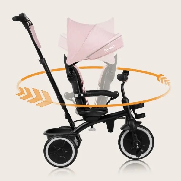 Lionelo - Triciclo per bambini BERRY Rosa