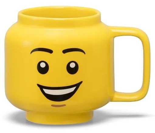 Tazza per bambini in ceramica gialla 255 ml Head - LEGO®