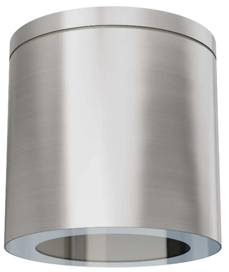 Applique da soffitto IP54 GU10 in Alluminio e Vetro - Inox