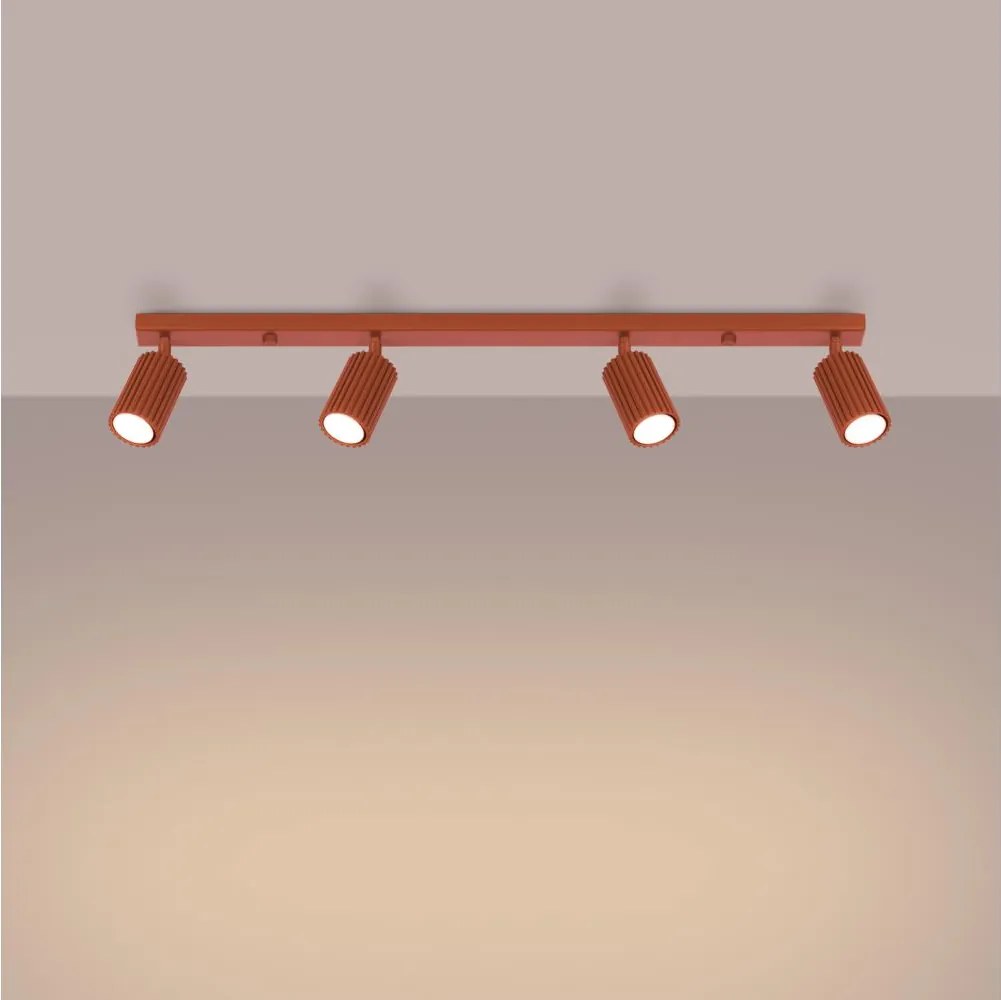 Brilagi - Faretto LED CRESTO 4xGU10/10W/230V rosso