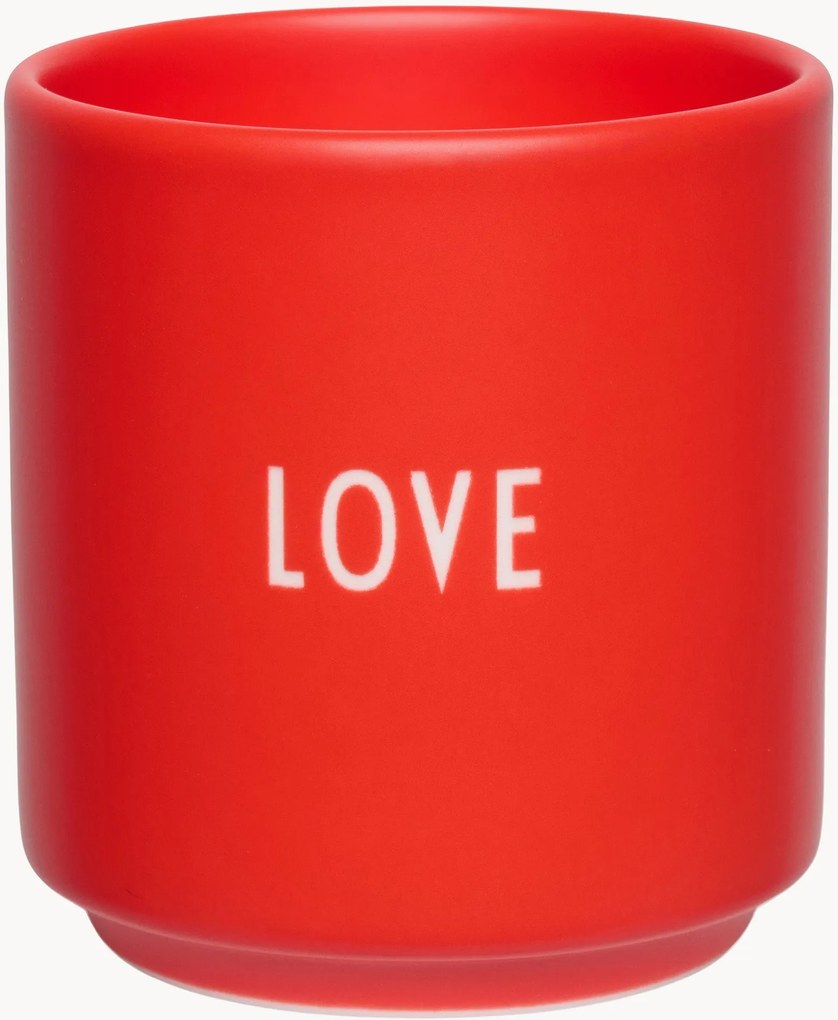 Tazza con scritta Favourite Love
