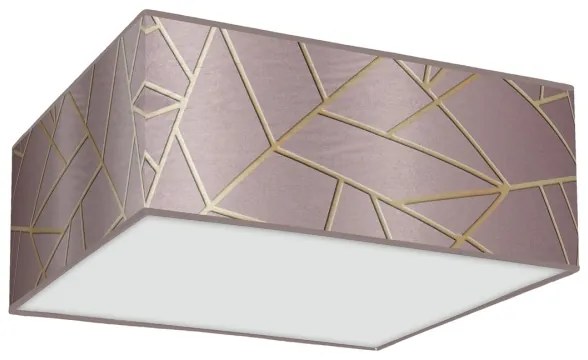 Plafoniera  ZIGGY 3xE27/60W/230V rosa/oro