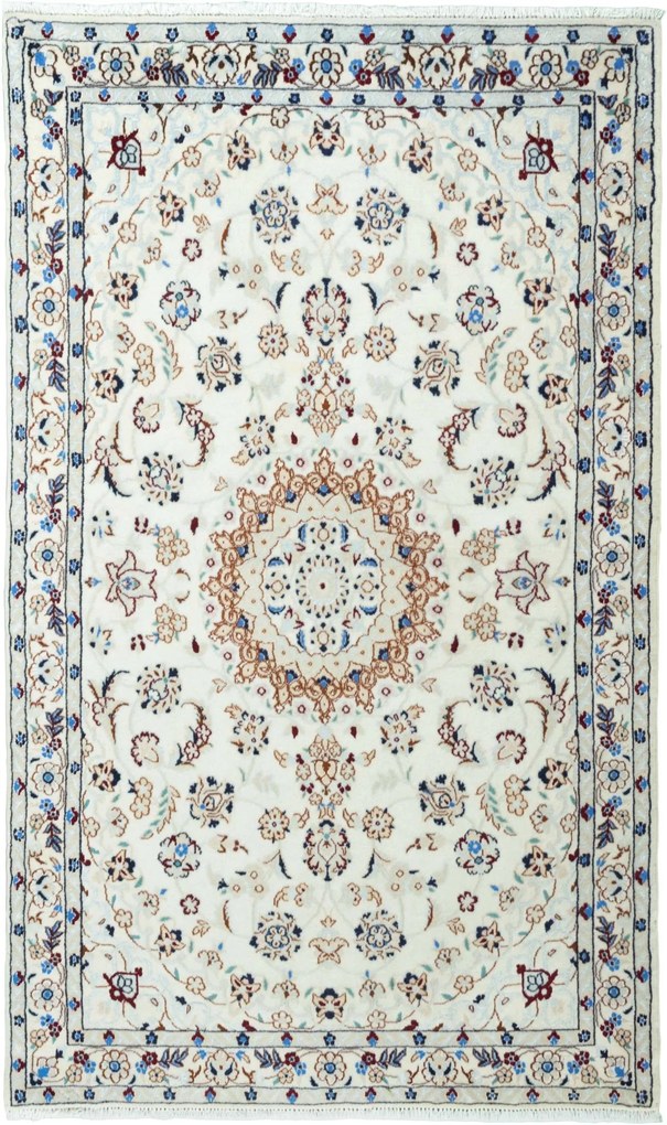 Nain Tappeto 80 x 130 Beige (Iran) Annodato A Mano