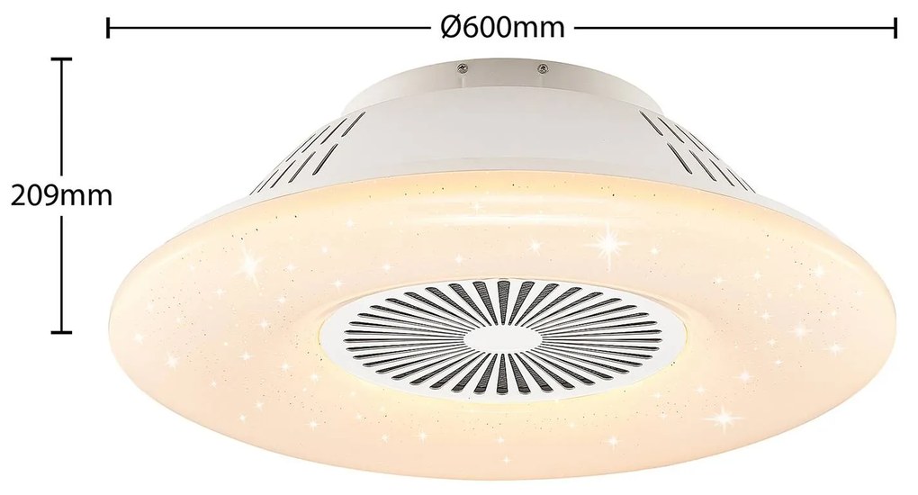 Starluna Myrte ventilatore LED a pale, depuratore