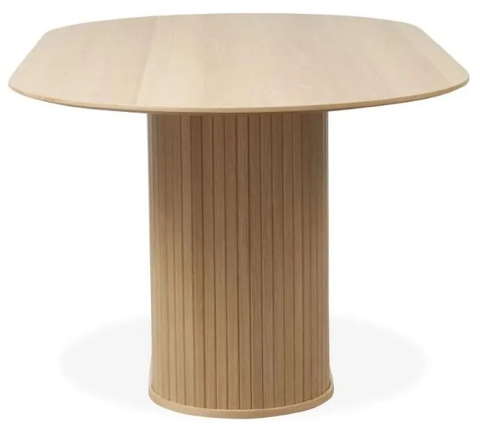 Tavolo da pranzo con piano in rovere 95x180 cm Nola - Unique Furniture