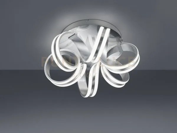 Carrera plafoniera led metallo alluminio tiranti regolabili con var...