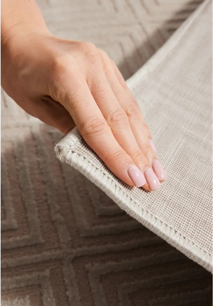 Passatoia beige 80x240 cm Perles Tourmaline – Elle Decoration