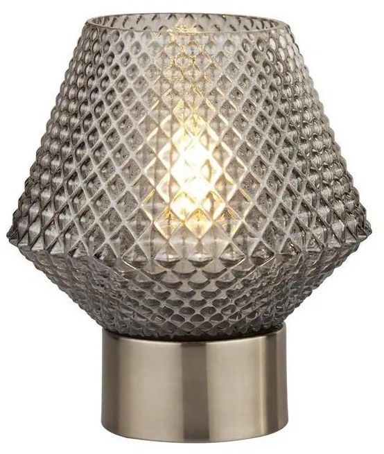 Searchlight EU60754SM - Lampada da tavolo AVIA 1xE27/7W/230V