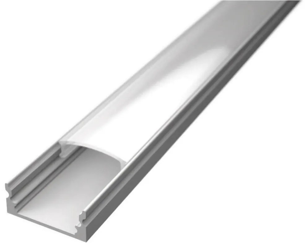 Profilo Slim 1m e 2m BIANCO (per striscia LED) Variante Lunghezza Profilo 2 metro