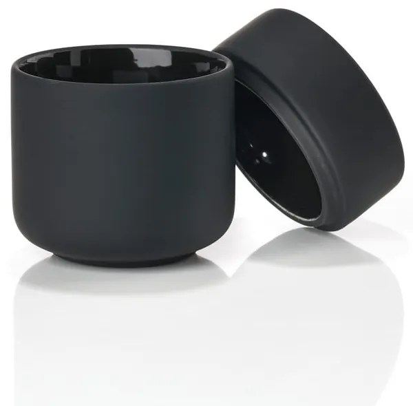 Organizzatore per il bagno in gres nero Ume - Zone