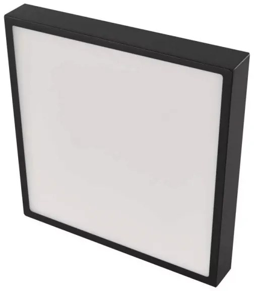 Plafoniera LED LED/28,5W/230V 3000/3500/4000K 30x30 cm nera