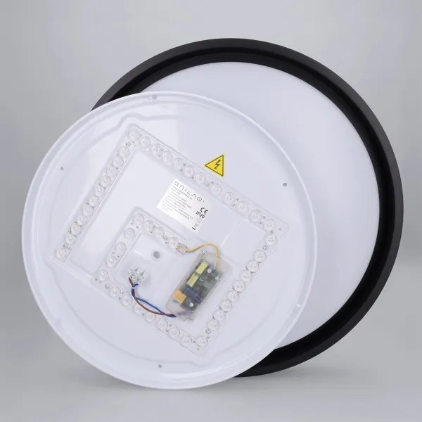 Brilagi - Lampada dimmerabile MATTEO LED/48W/230V 3000-6500K Ø 41 cm nero + telecomando