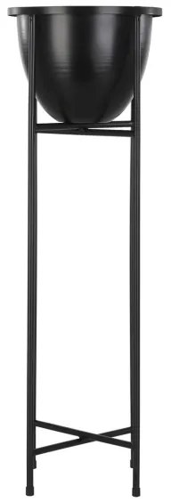 Eglo 428035 - Vaso da fiori in metallo SHIKABE 73x23,5 cm nero