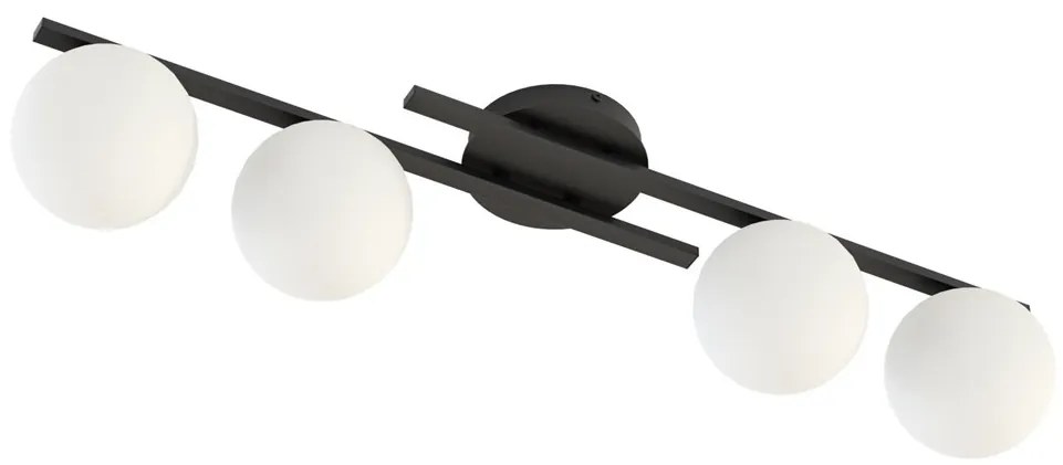 Lampada da soffitto in acciaio KAIRO 4 da interno 4xE14