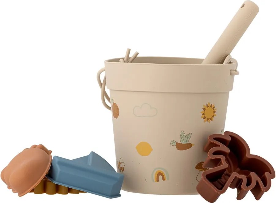 Set con paletta secchiello e formine per sabbia Agnes - Bloomingville Mini