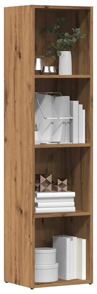 Libreria Rovere Artigianale 36x30x143 Cm Legno Multistrato /