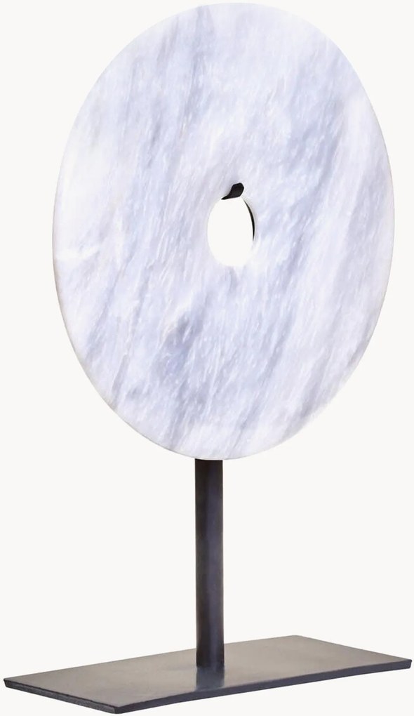 Scultura disco in marmo fatta a mano Zoro