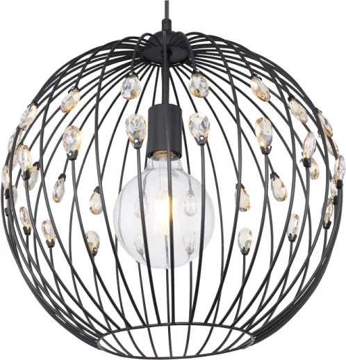 Globo 16029H1 - Lampadario a sospensione HANAKO 1xE27/60W/230V Ø 40 cm