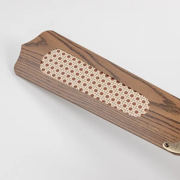 ZEVENTI - Ventilatore da soffitto NAVAGIO 1xE27/60W/230V marrone