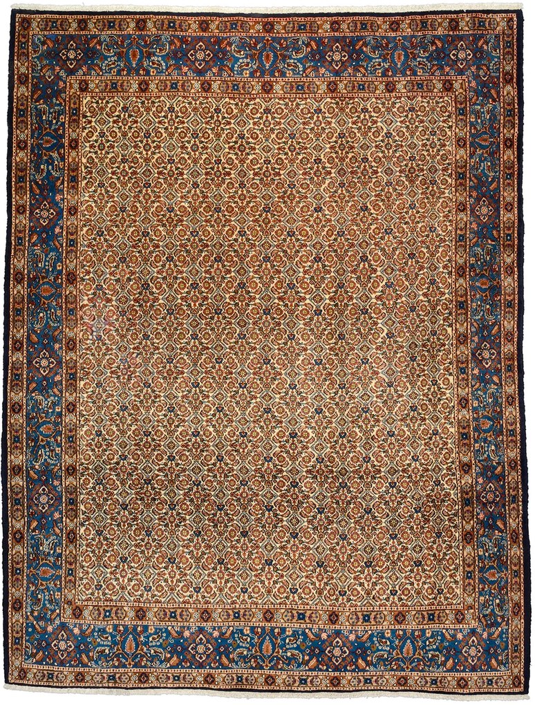 Moud Tappeto persiano 220x290 Beige (Iran) Annodato A Mano