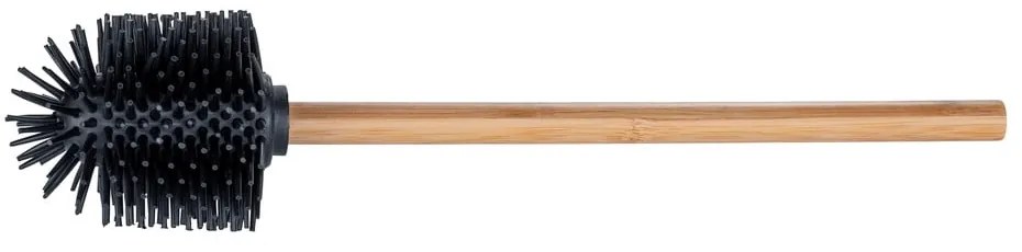 Spazzola per WC in silicone nero - Wenko