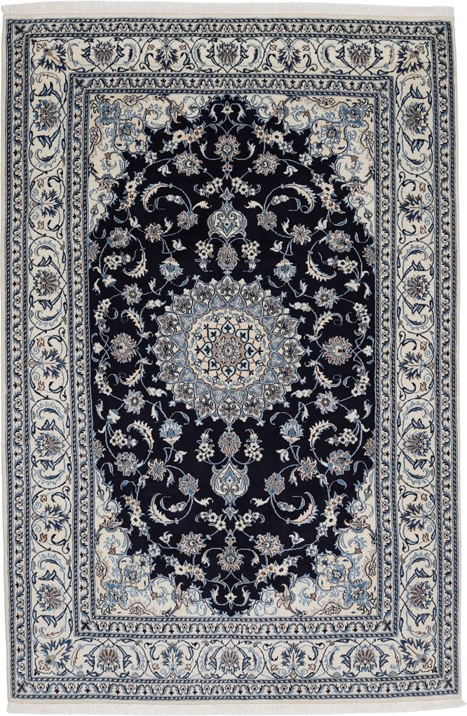 Nain Tappeto 190x290 (Iran) Annodato A Mano