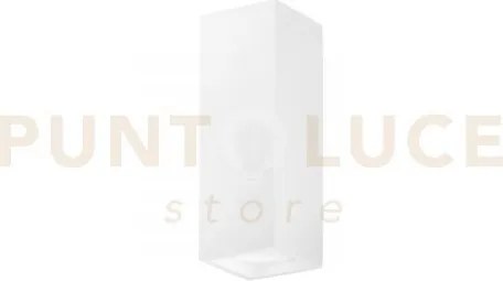 Applique a parete foster bianca 2 luci attacco gu10 7,3x7,3 h.21cm ...