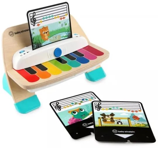 Baby Einstein - Giocattolo musicale in legno MAGIC TOUCH 3xAA pianoforte