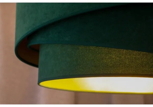 Duolla - Lampadario a plafone KOBO 1xE27/15W/230V diametro 45 cm verde