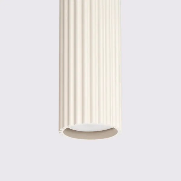 Sollux SL.1594 - Lampadario a sospensione con filo KARBON 3xGU10/10W/230V color crema