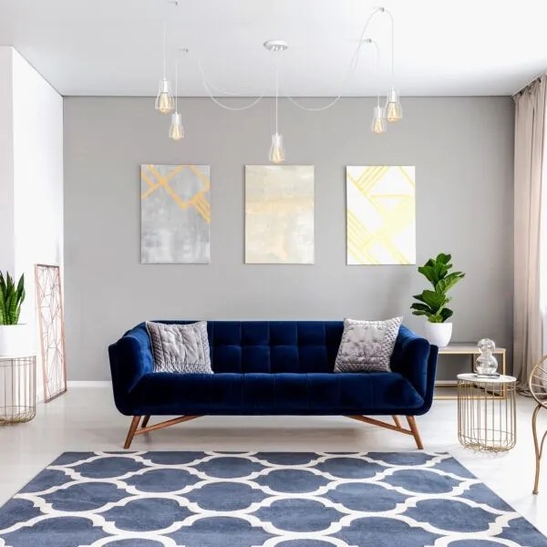 Lampadario a sospensione con filo TUBE LONG 5xE27/10W/230V bianco