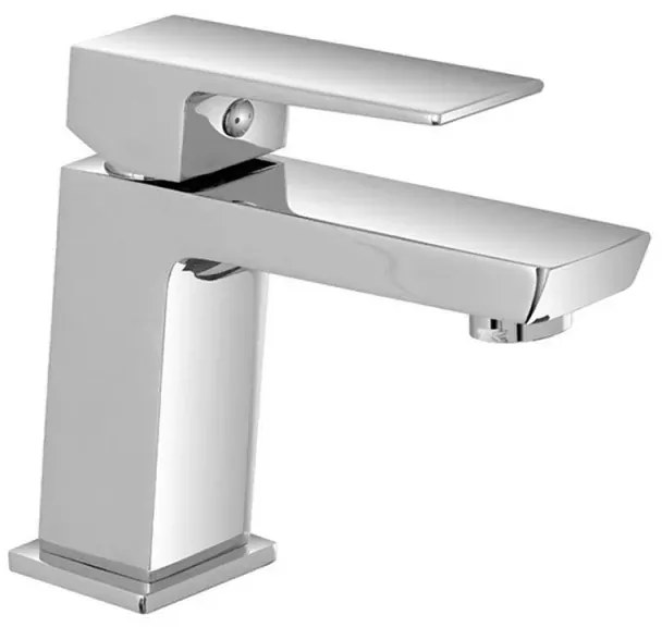 Set miscelatori lavabo bidet e doccia con deviatore cromo lucido Kubo